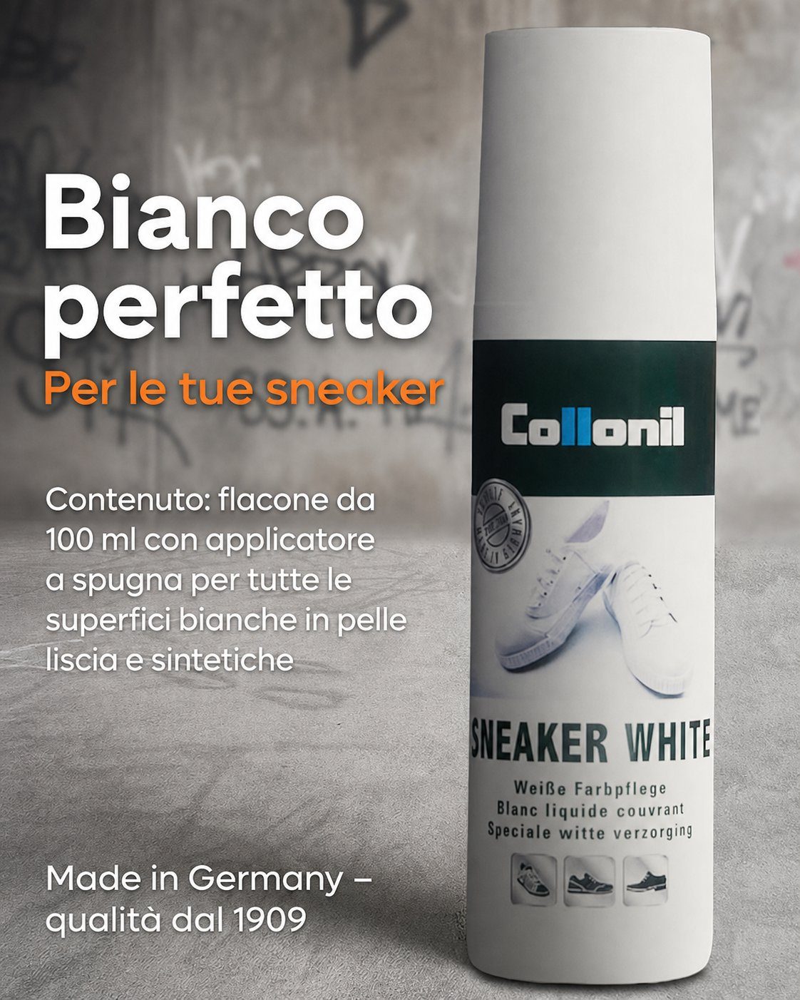 50 it sneaker white bianco perfetto