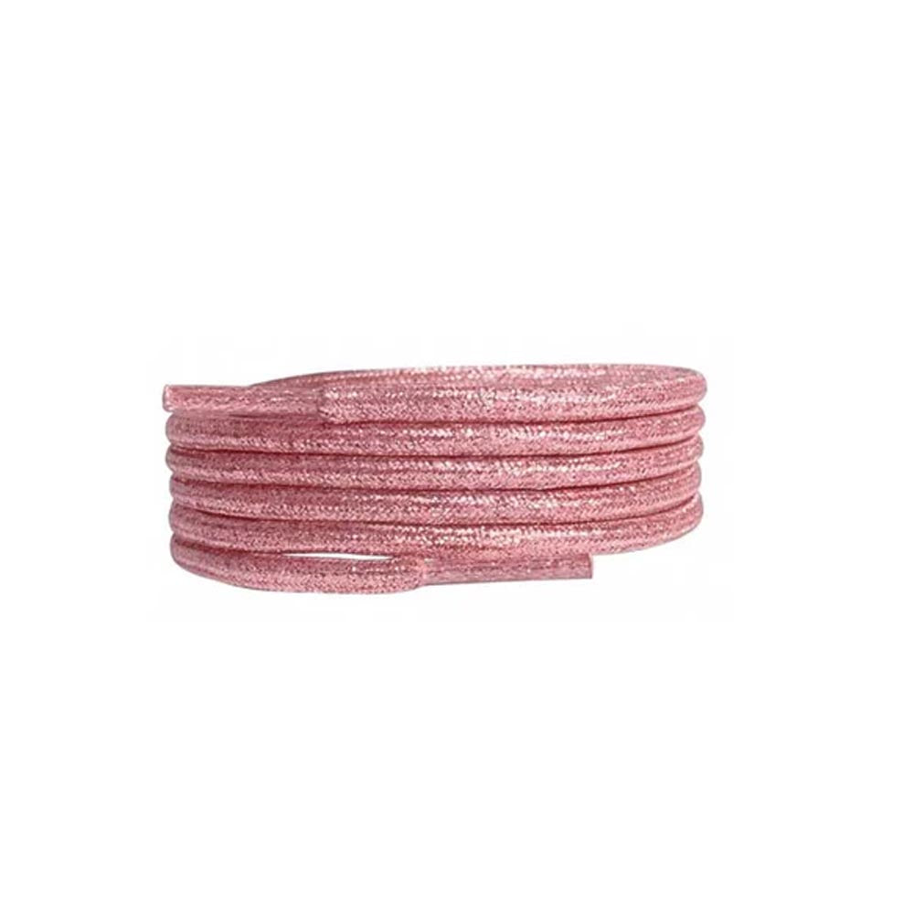 Rosa – 68 lacci glitter rosa rotondi