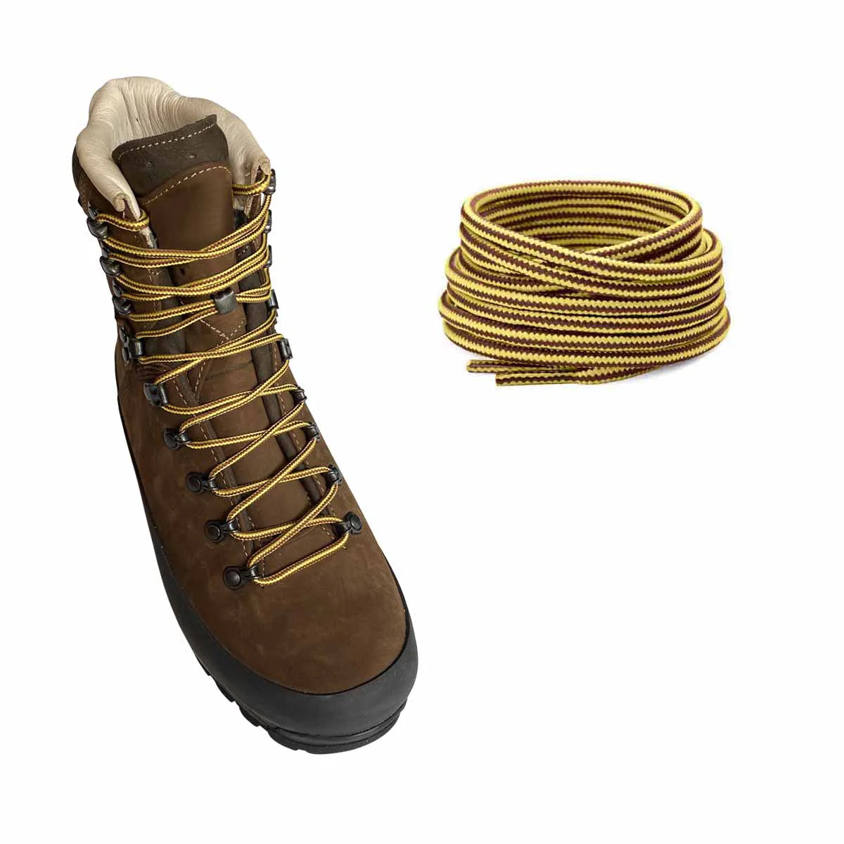 lacci-scarpe-trekking-giallo-marrone