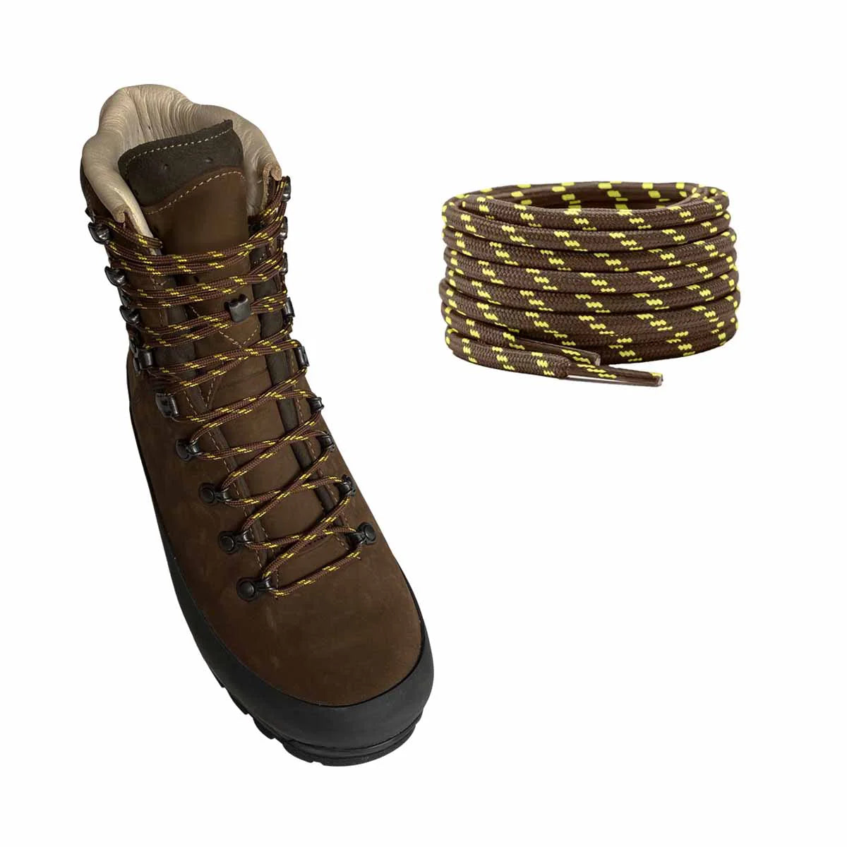 lacci-scarpe-trekking-marrone-giallo