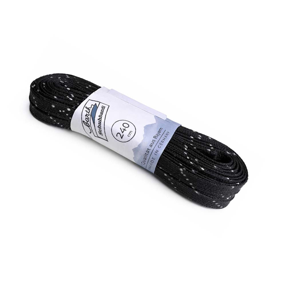 Nero cerato – 77 lacci cerati pattini hockey su ghiaccio nero