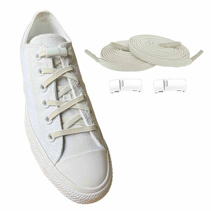 lacci-elastici-bianco-crema-magneti-scarpe