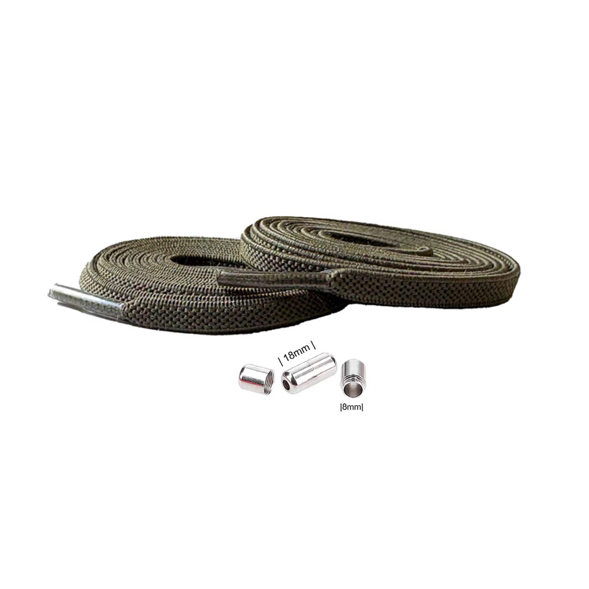 Verde oliva – lacci-elastici-verde-oliva-capsula-argento