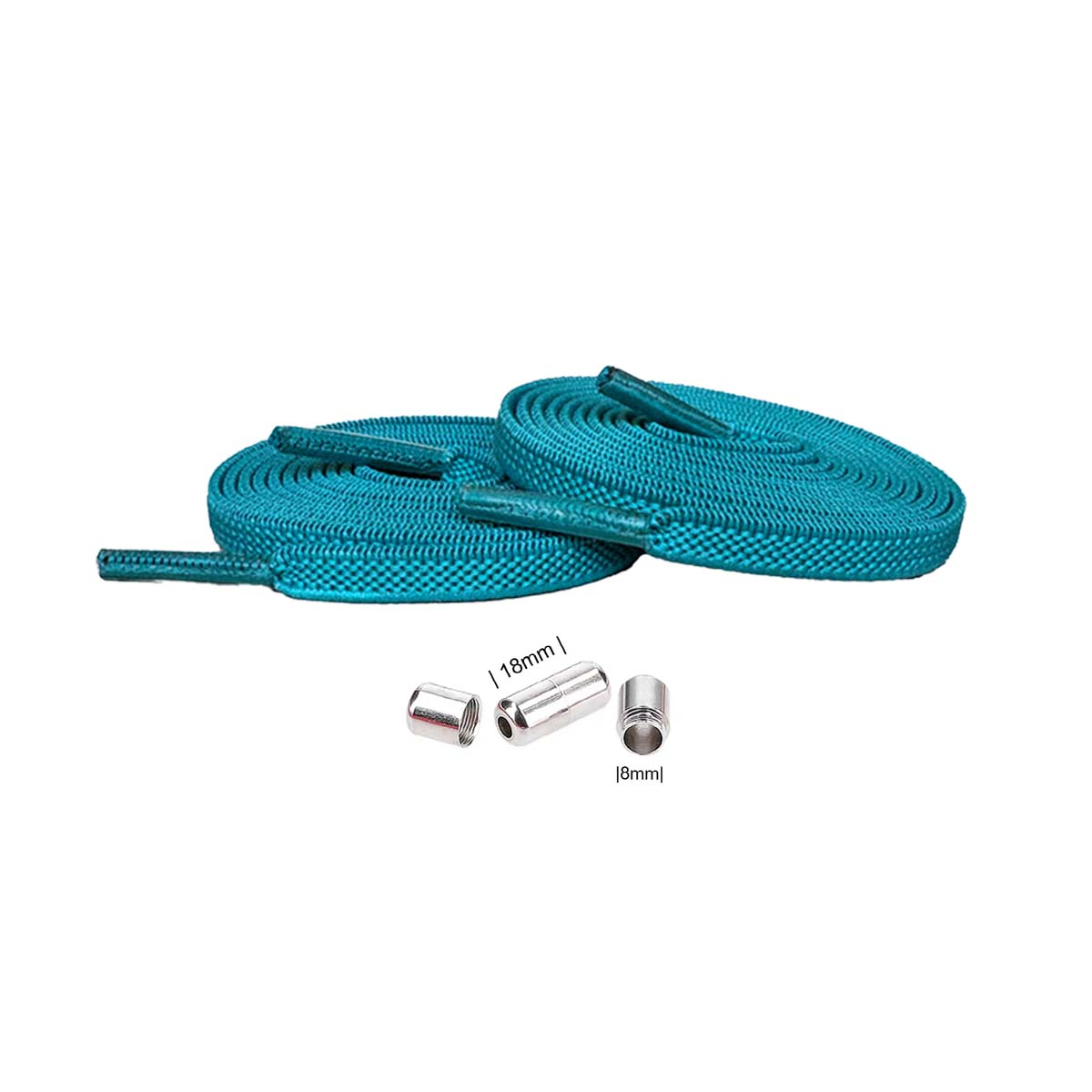 Verde petrolio – lacci-elastici-verde-petrolio-capsula-argento