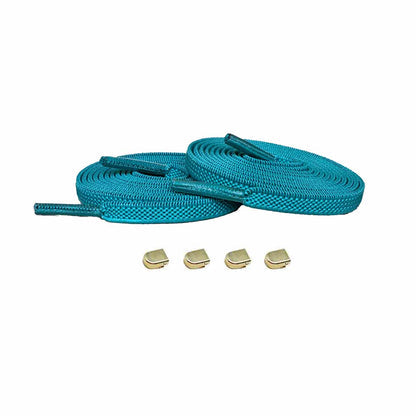lacci-elastici-blu-petrolio-clip-oro