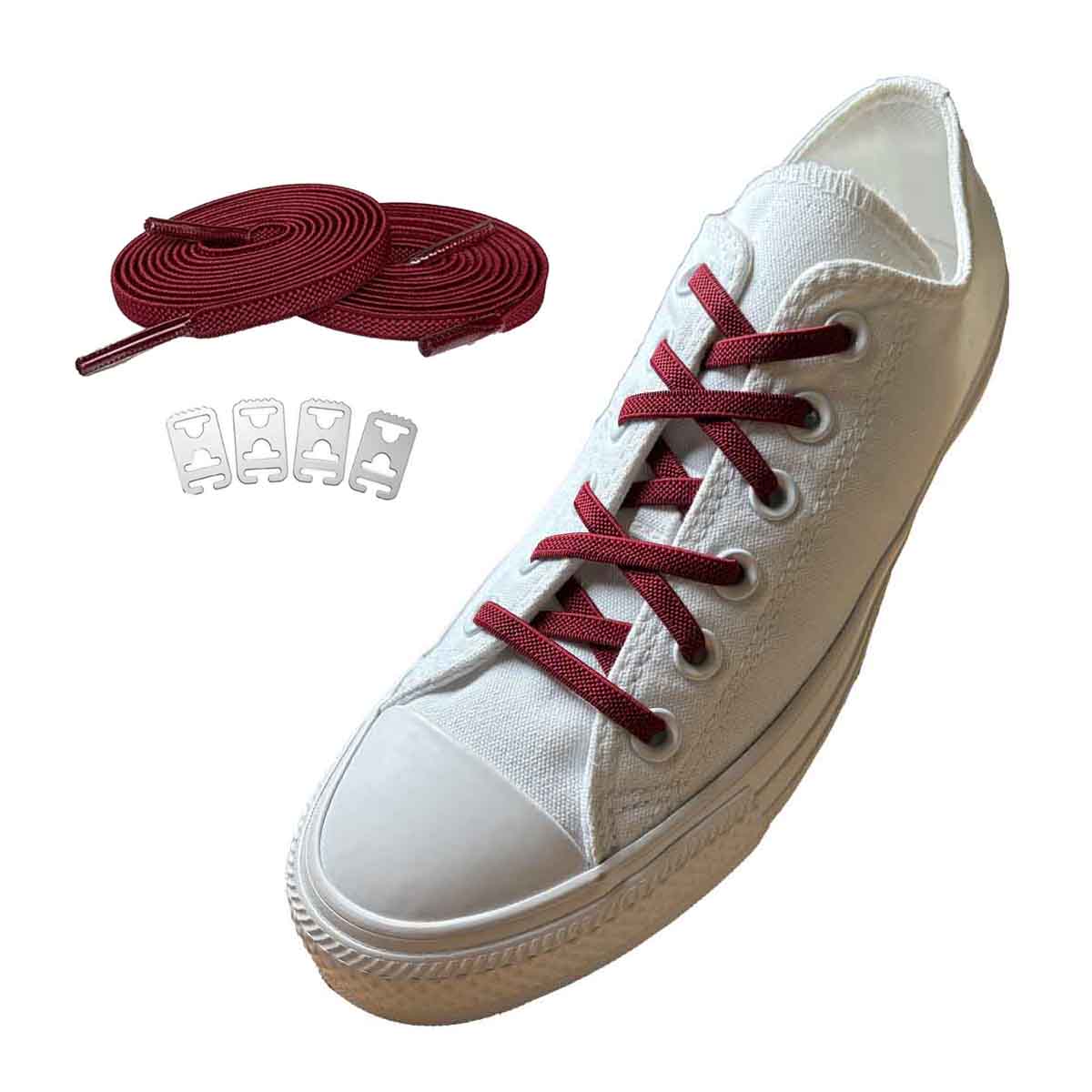 lacci-elastici-bordeaux-ancora-scarpe