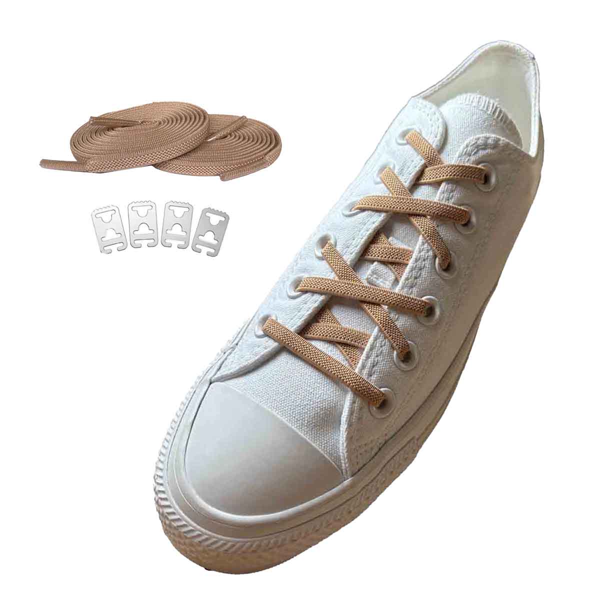 lacci-elastici-marrone-chiaro-ancora-scarpe
