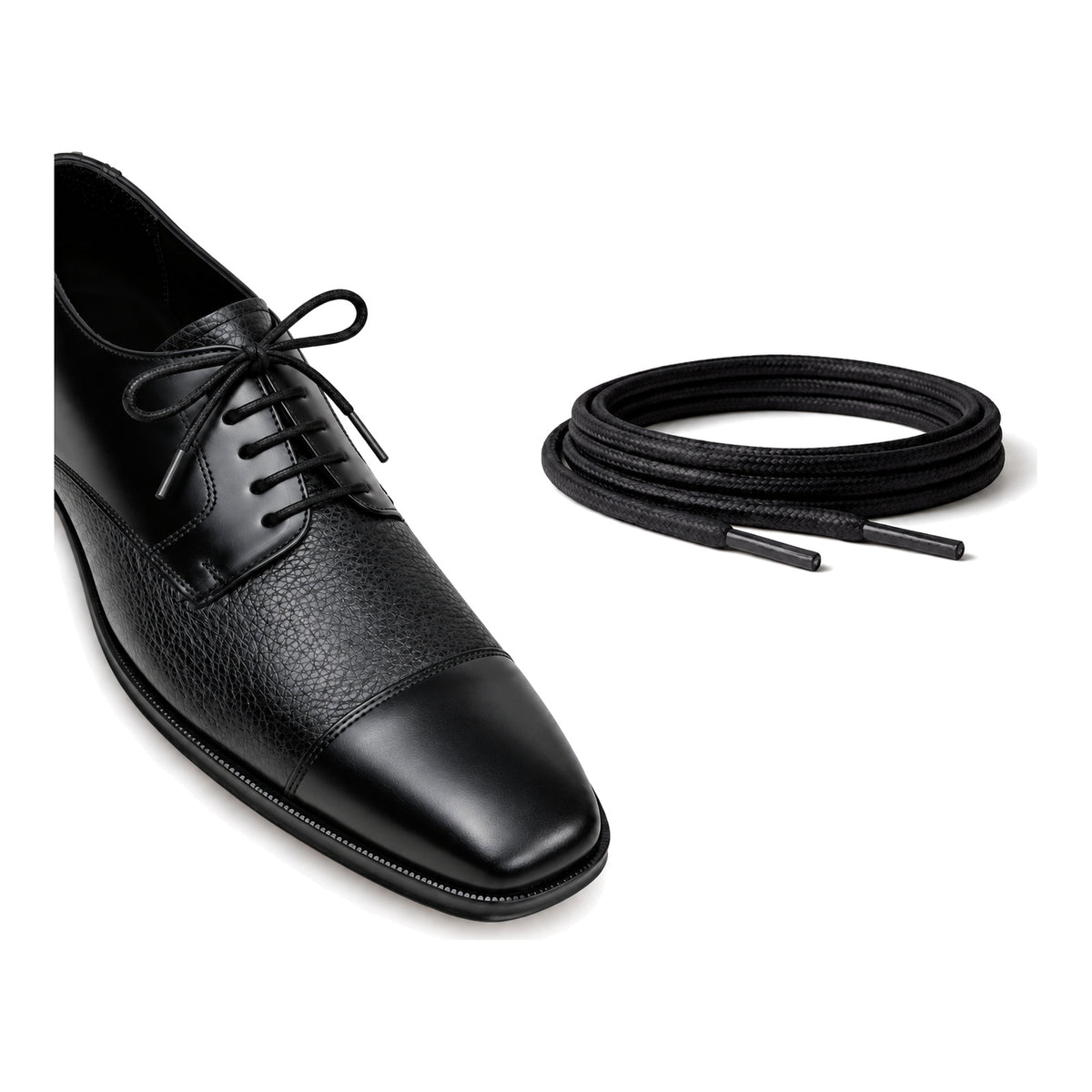 Nero / Rotondo – cerati lacci tondo nero 05 scarpa nero