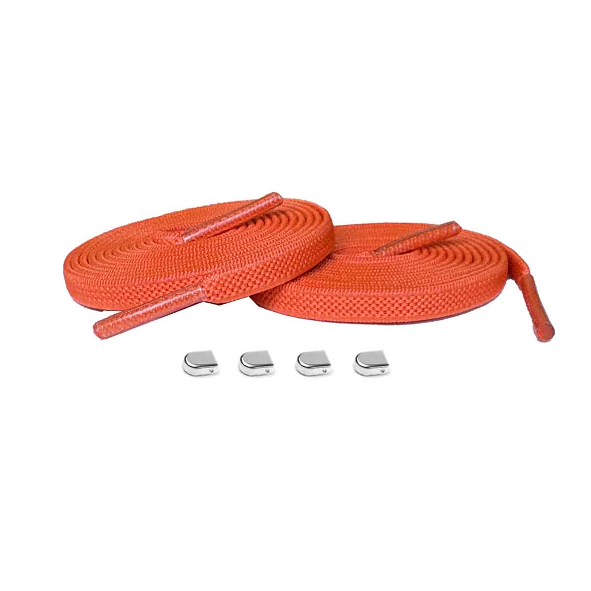 Arancione / Argento – elastici lacci clip arancione argento lucido 01 immagine principale