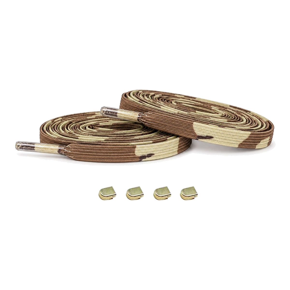 Camouflage / Oro – elastici lacci clip mimetico oro 01 immagine principale