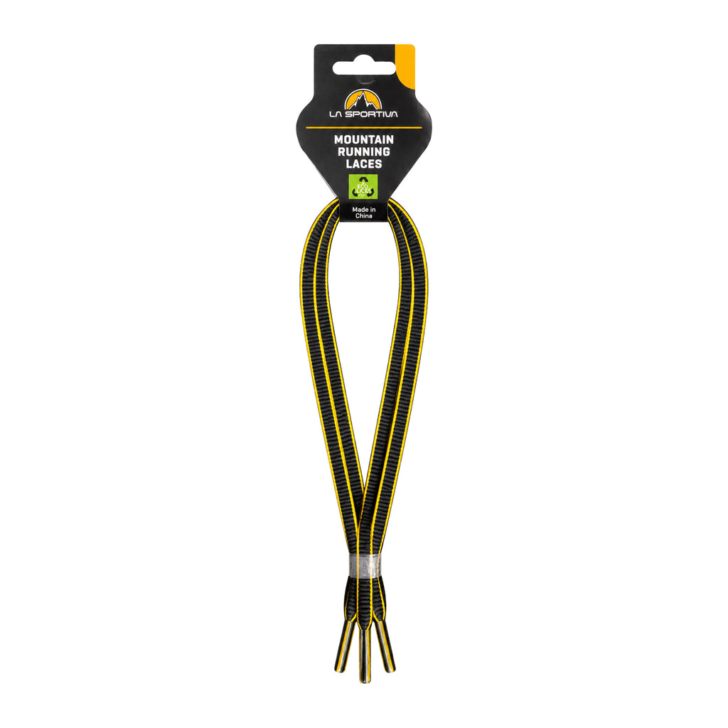 Nero giallo / 107 cm, 132 cm – la sportiva mountain running lacci nero giallo 107 cm 1