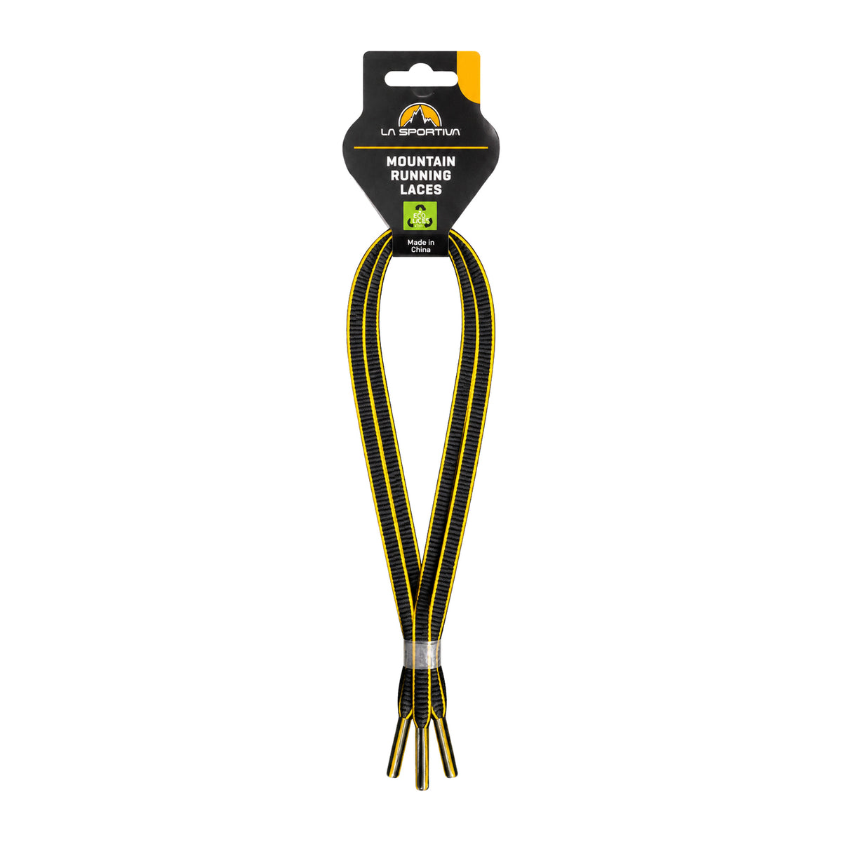 Nero giallo / 107 cm, 132 cm – la sportiva mountain running lacci nero giallo 107 cm 1