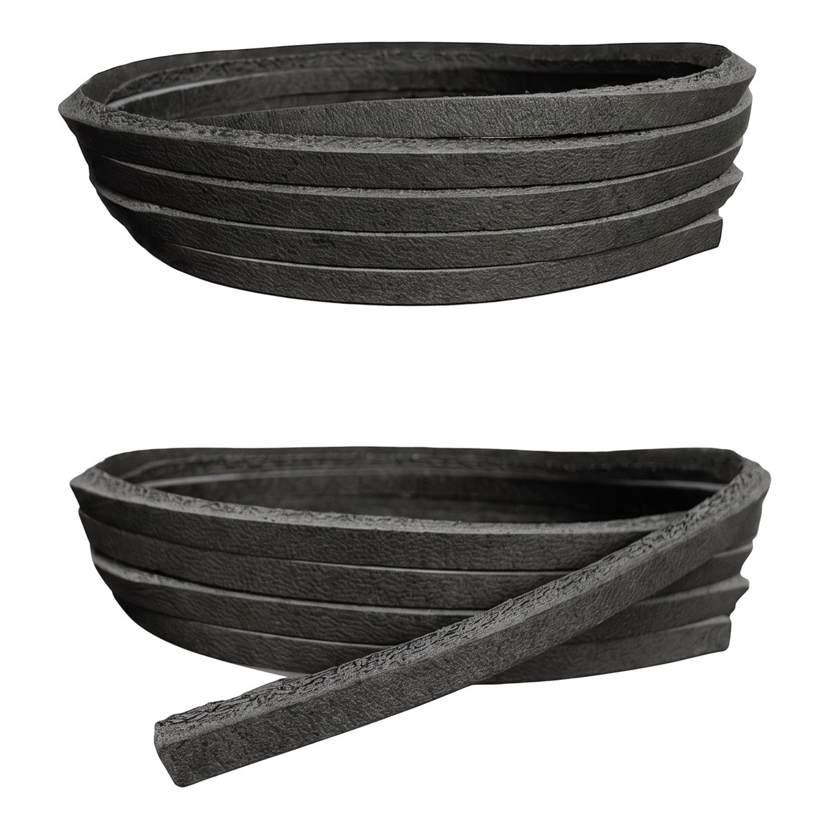 Nero / Standard – lacci cuoio nero 01 immagine principale