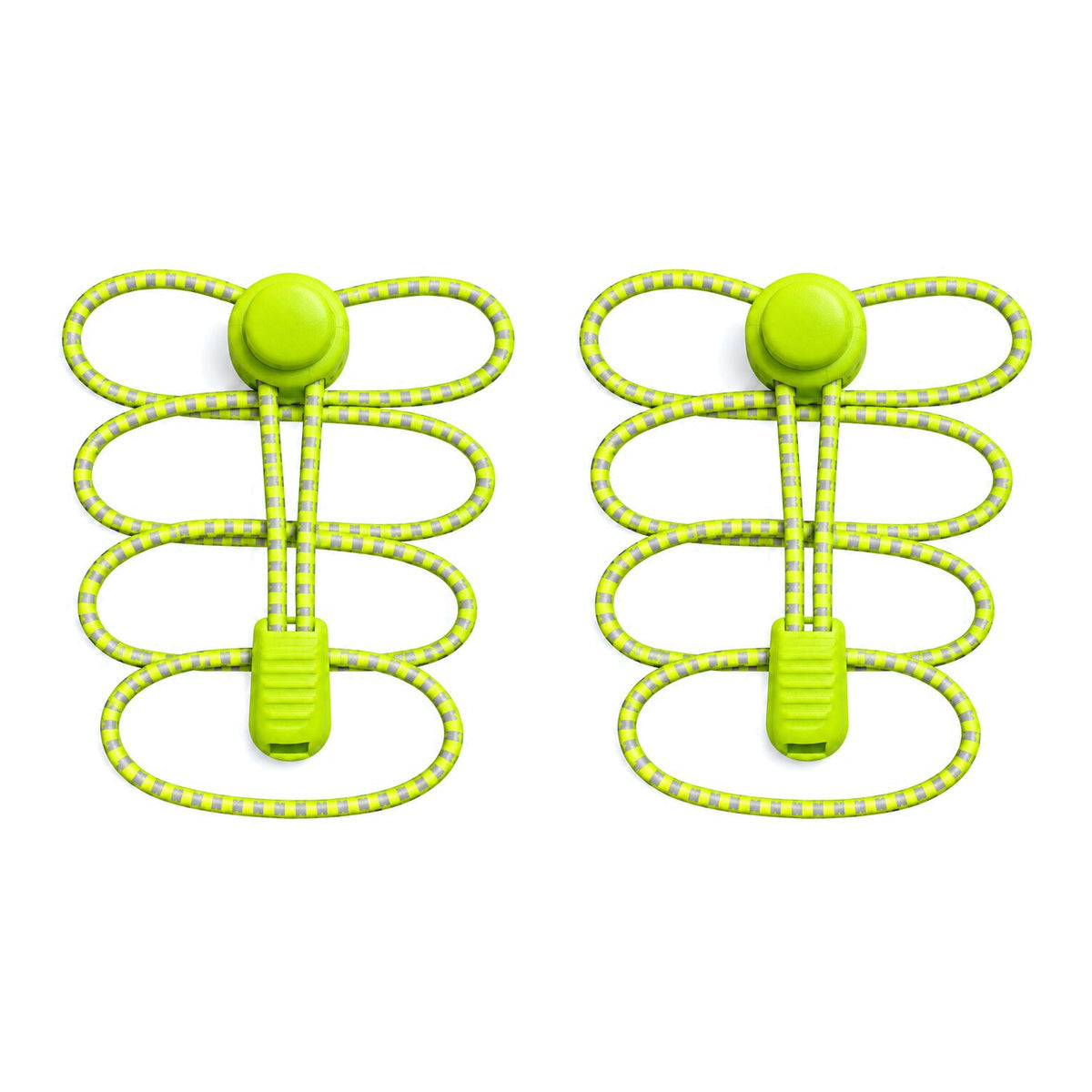 Giallo neon – lacci fermacorda riflettente giallo fluo 01 immagine principale