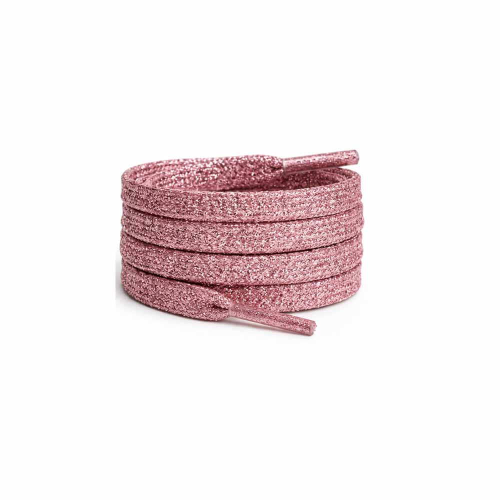Rosa – lacci glitter rosa piatti