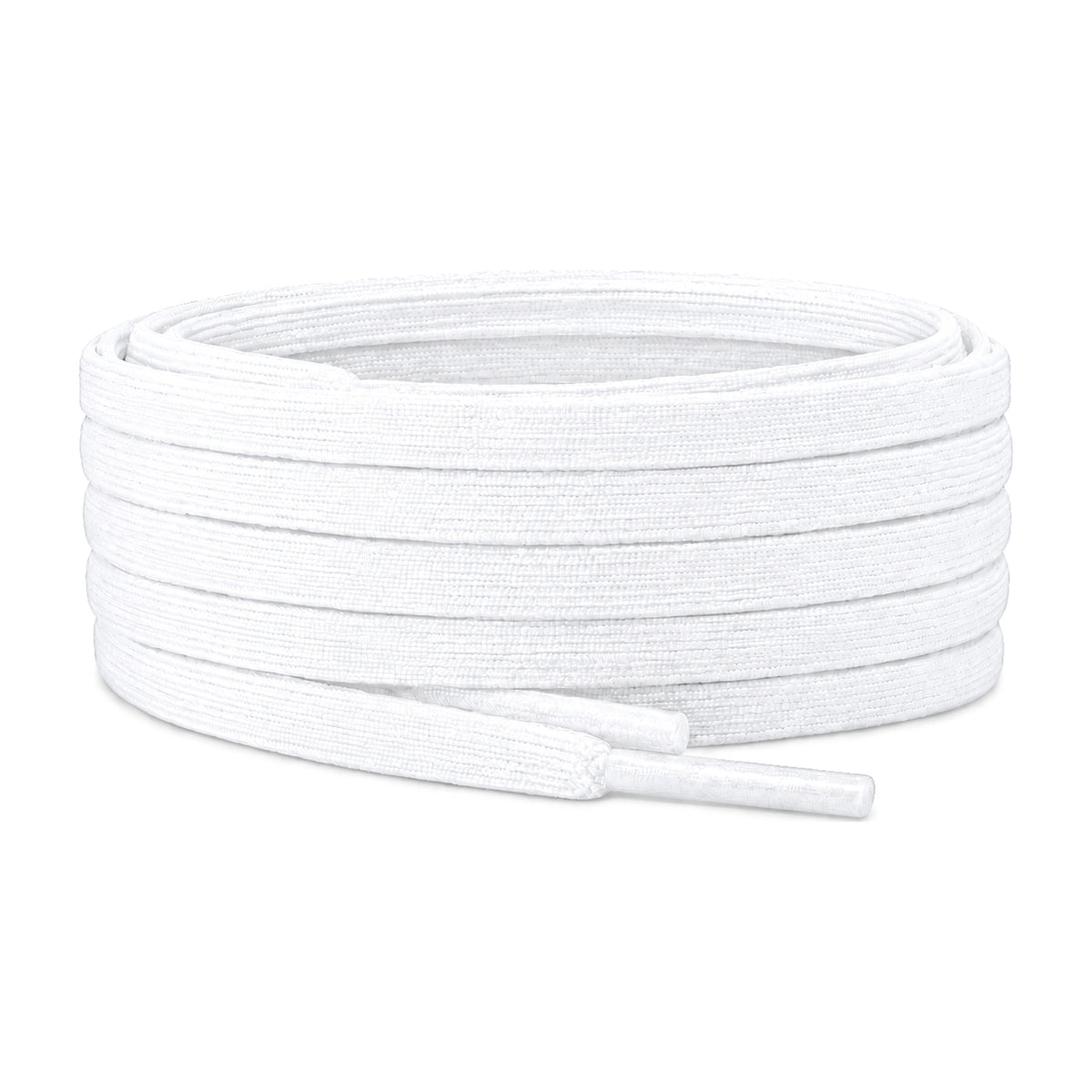 Bianco – lacci piatto stretto calcio bianco 01 immagine principale
