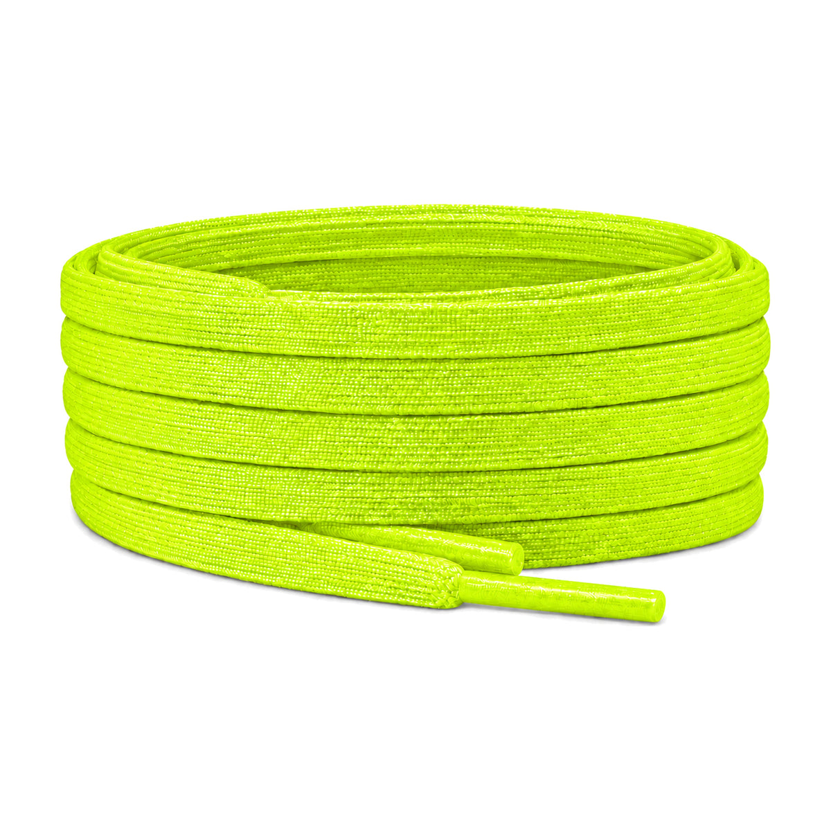 Giallo – lacci piatto stretto calcio giallo fluo 01 immagine principale