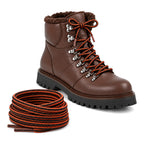 Arancione nero – lacci trekking arancione nero 03 scarpa marrone scuro