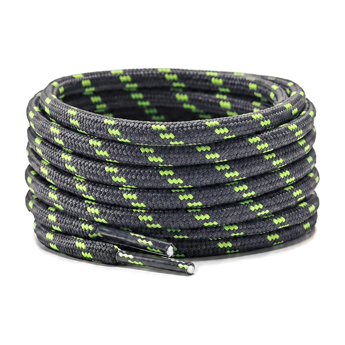 Grigio scuro verde neon fantasia – lacci trekking grigio scuro verde neon fantasia 01 immagine principale