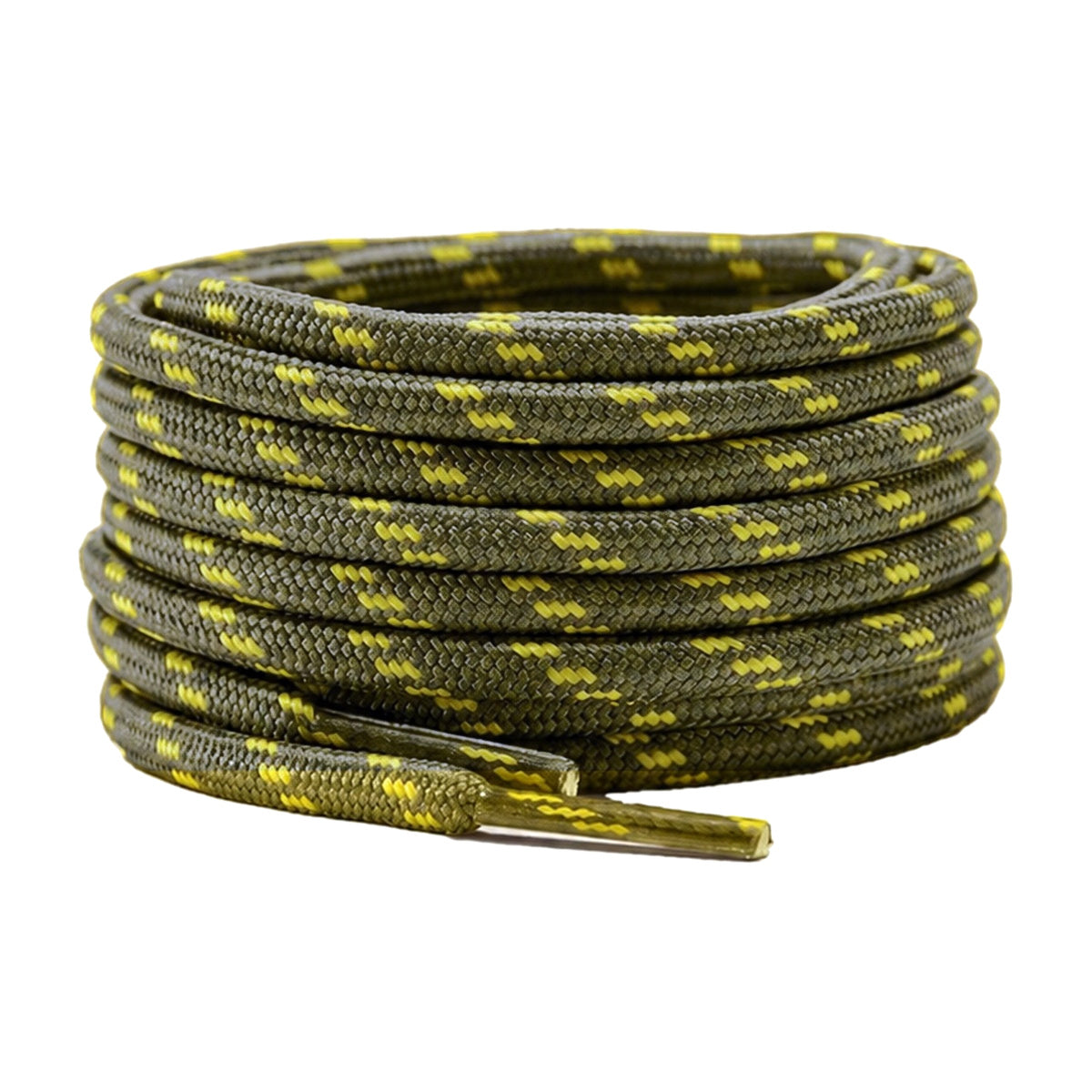 Verde oliva giallo fantasia – lacci trekking verde oliva giallo fantasia 01 immagine principale