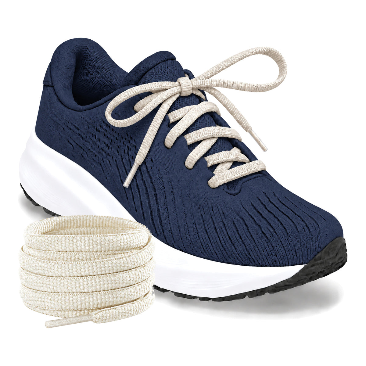 Bianco crema – ovali lacci semitondo scarpe running bianco crema 02 scarpa running blu blu marino rotolo