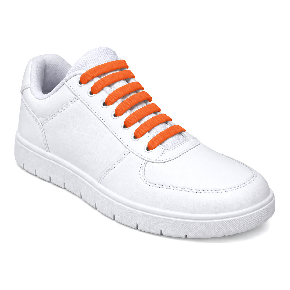 Arancione – silicone lacci arancione 02 su scarpa